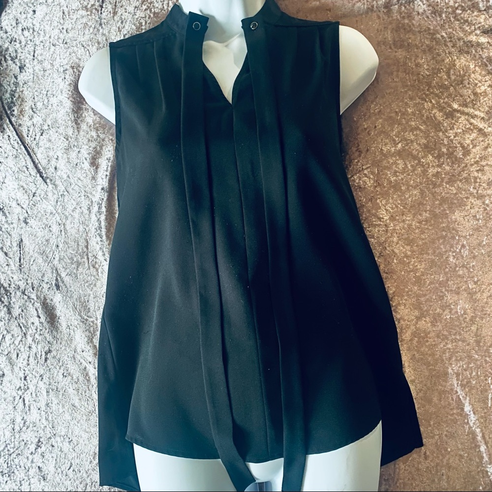 Lands End Outfitters Sheer Trapeze Sleeveless Top